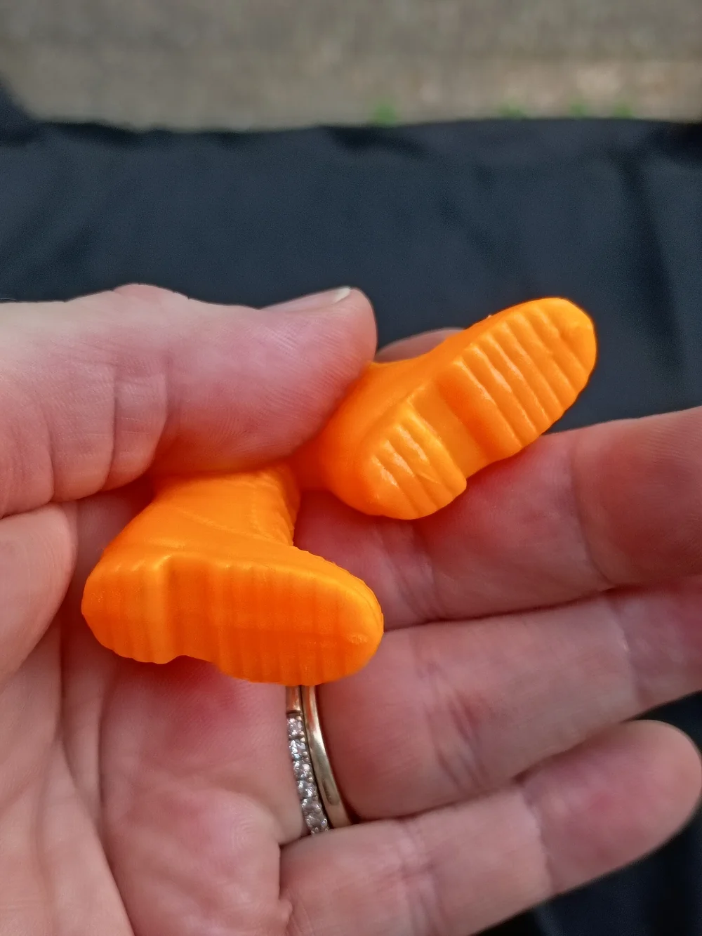 Vintage Barbie Orange 1 1/4